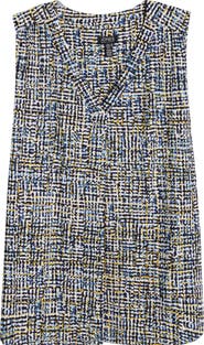 Jones New York Pleat Front Shell Top