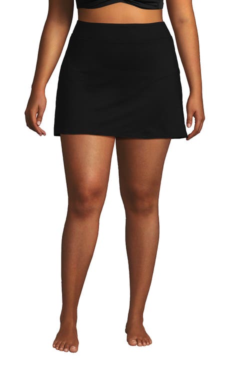 Plus Size Tummy Control Swim Skirt