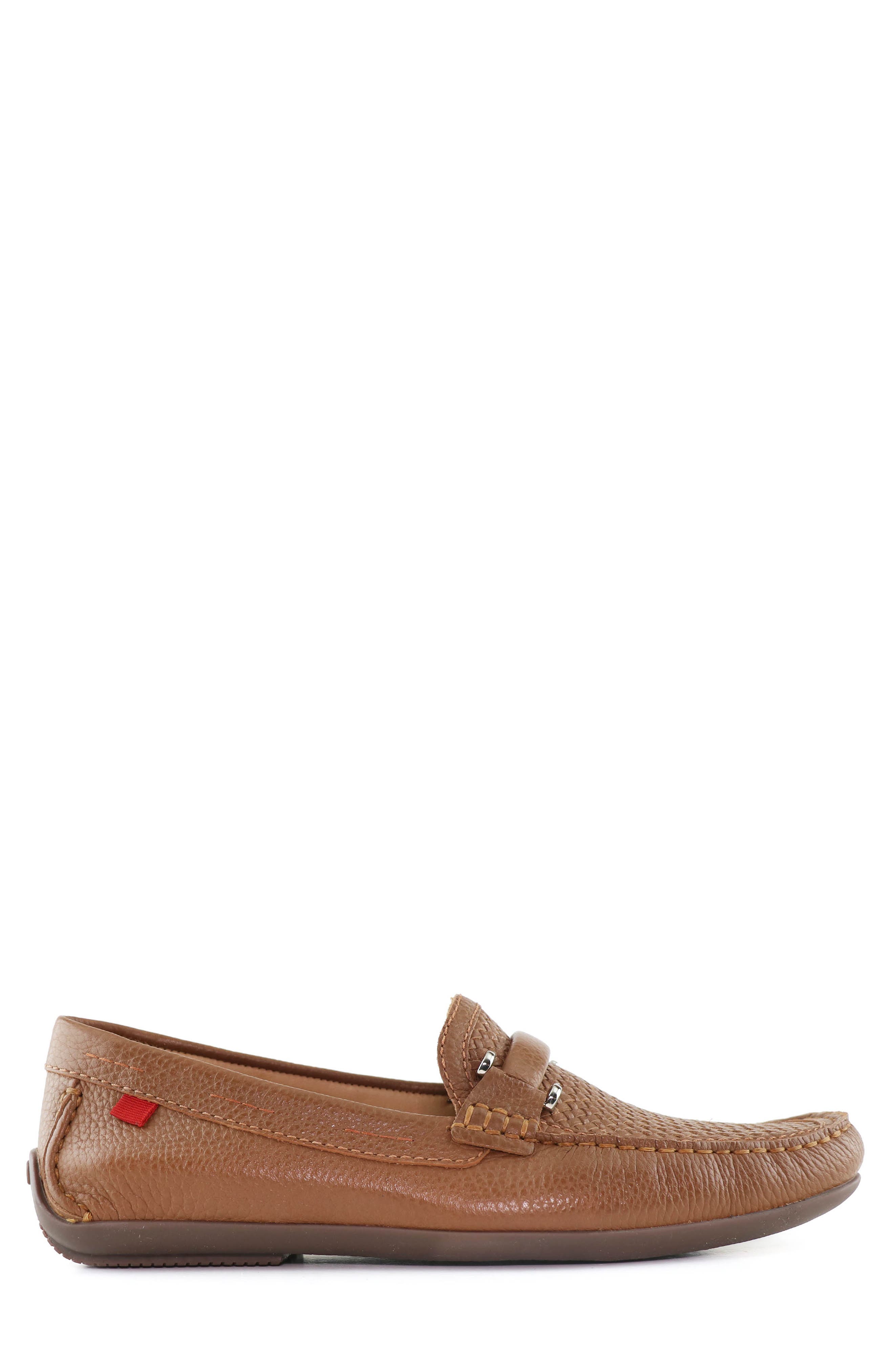 Bryant Park Leather Weave Driver Loafer, Alternate, color, COGNAC GRAINY WEAVE