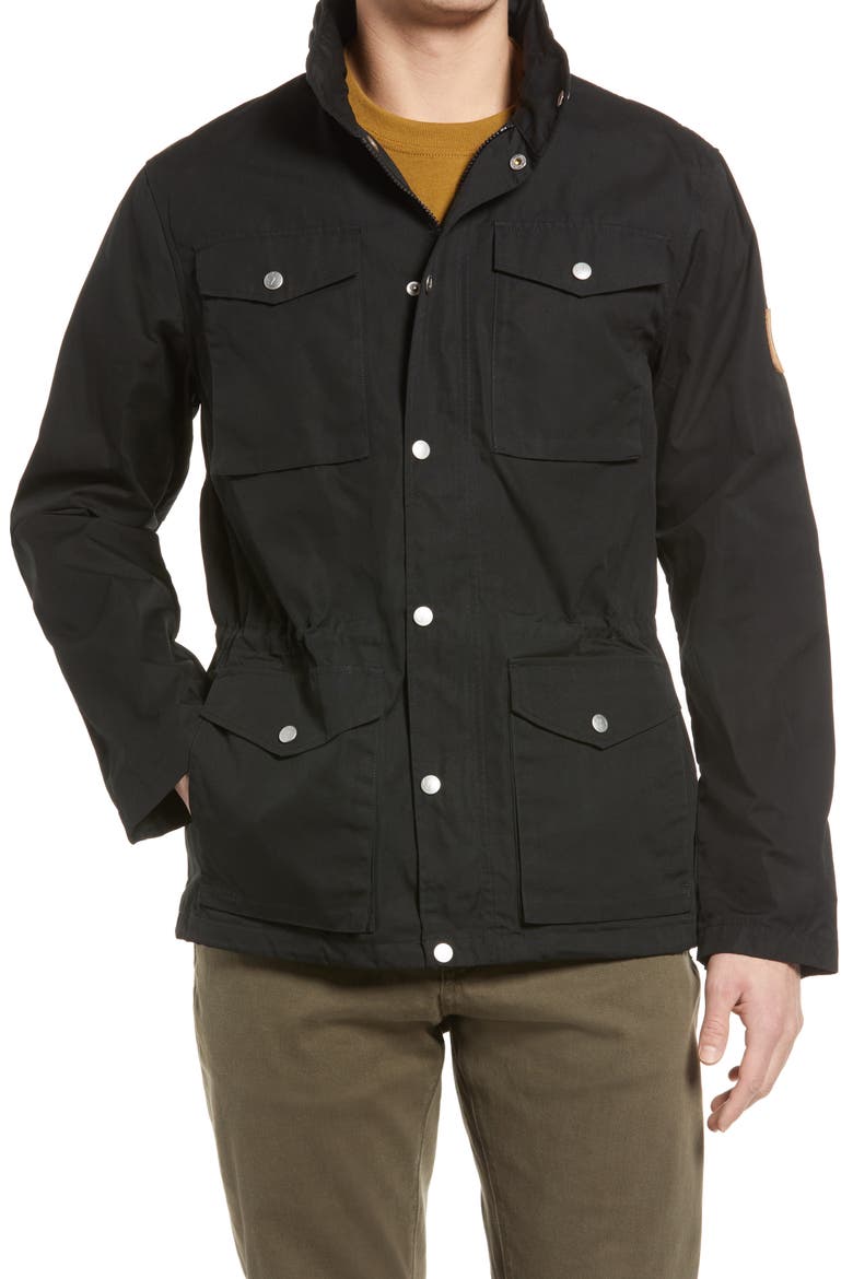 Räven Water Resistant Field Jacket, Alternate, color, BLACK