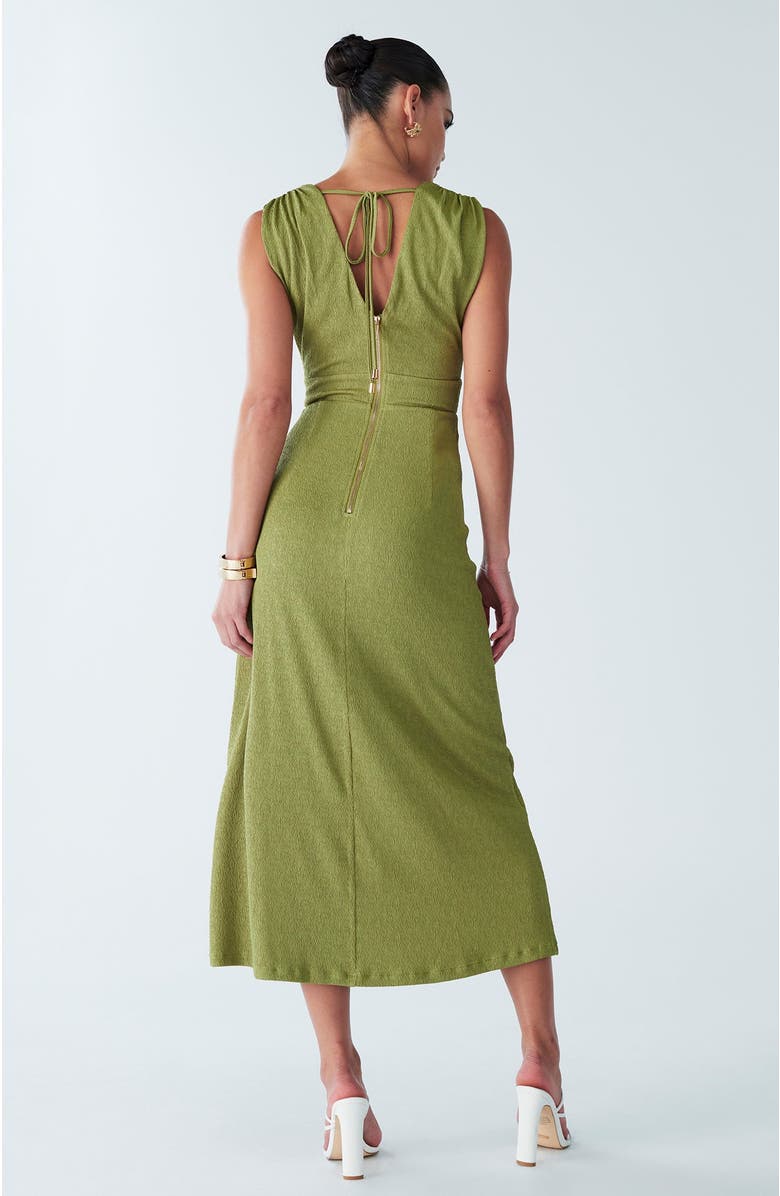 BWLDR Camile Dress, Alternate, color, Olive Green