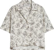 Golden Goose Journey Boxy Button-Up Shirt