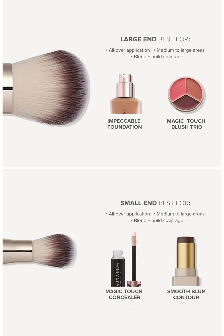Impeccable Foundation & Face Brush, Alternate, color, NO COLOR