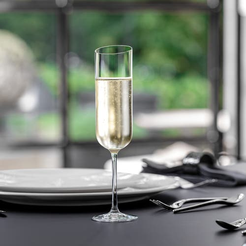 Villeroy & Boch Newmoon Flute Champagne Set Of 4 In Clear