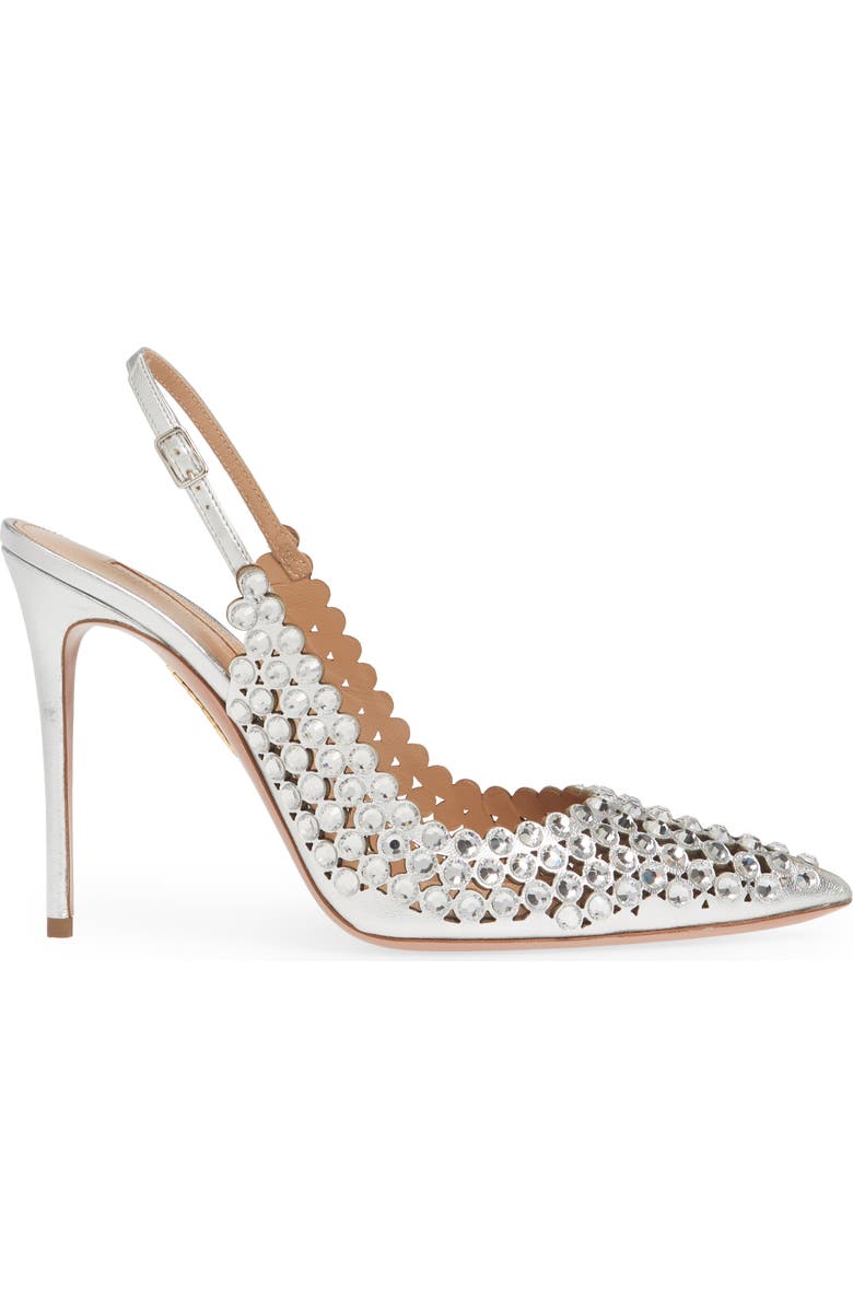 Aquazzura Crystal Tequila Slingback Pump, Alternate, color,