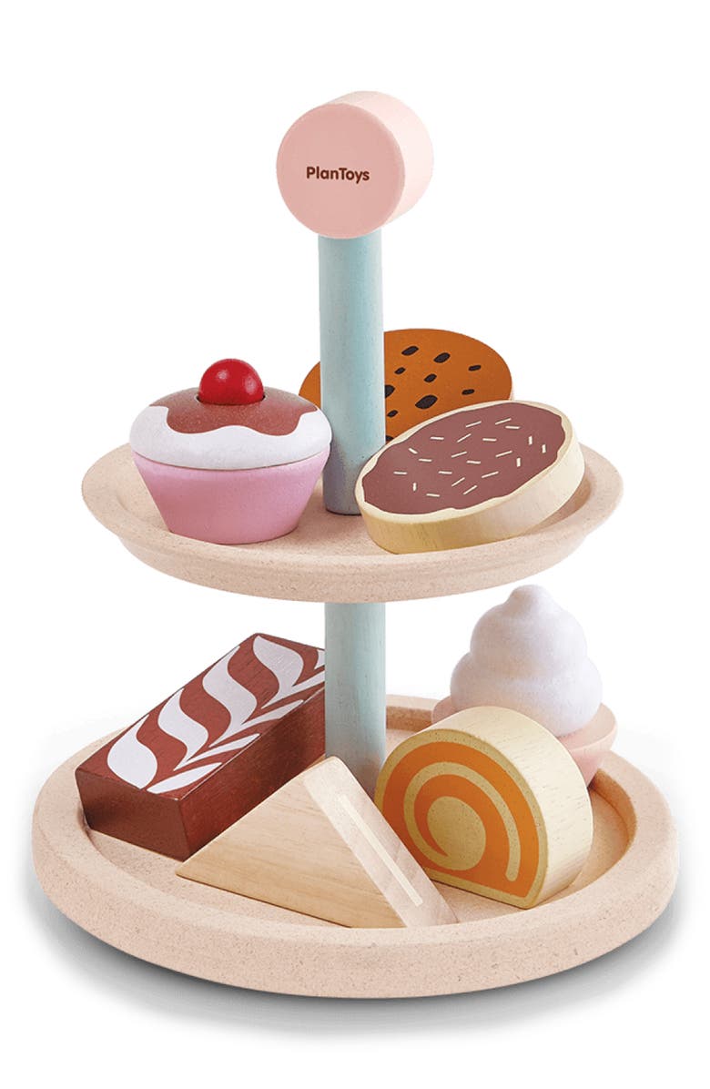 PlanToys<sup>®</sup> 10-Piece Bakery Stand Set, Main, color,
