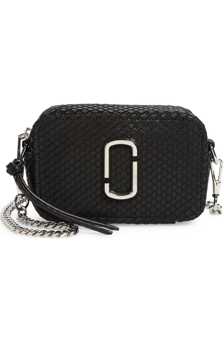 Marc Jacobs The Softshot 17 Leather Crossbody Bag, Main, color,
