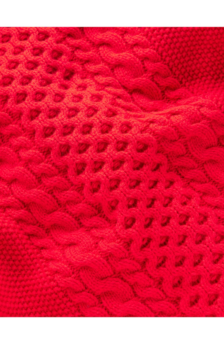 Mini Boden Kids' Heritage Cable Crewneck Sweater, Alternate, color, 