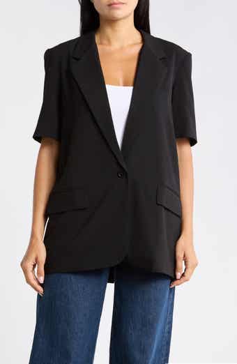 Leith Brooklyn Short Sleeve Blazer