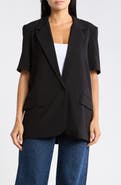 Leith Brooklyn Short Sleeve Blazer
