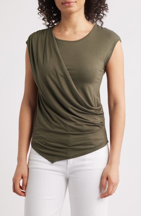 Drape Asymmetric Top