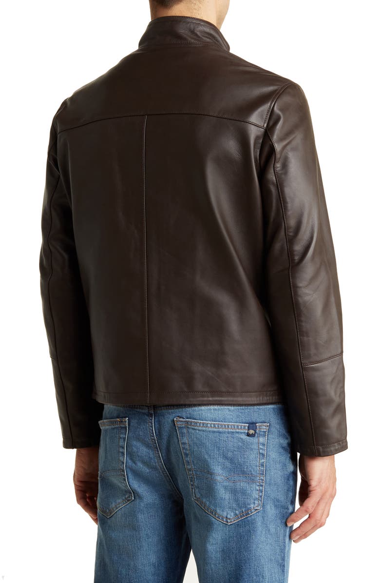 Classic Leather Moto Jacket