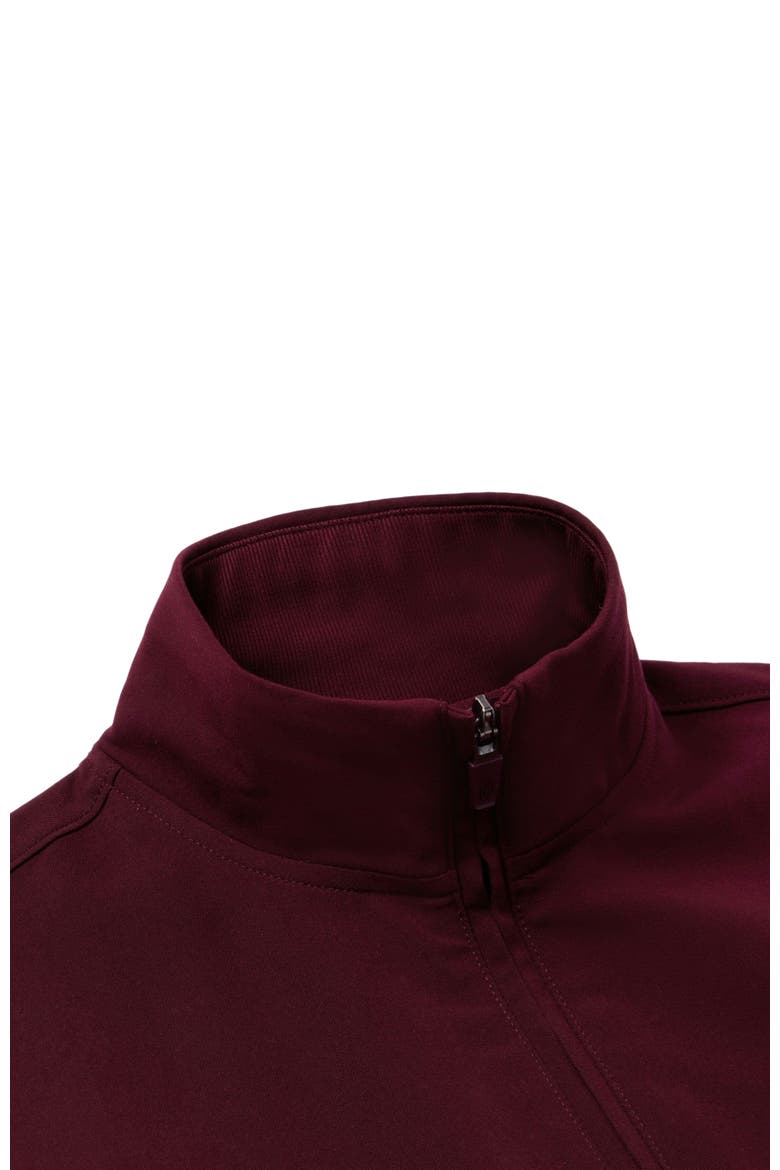 Ceri Women's 6-Pocket Classic Scrub Jacket, Alternate, color, Burgundy
