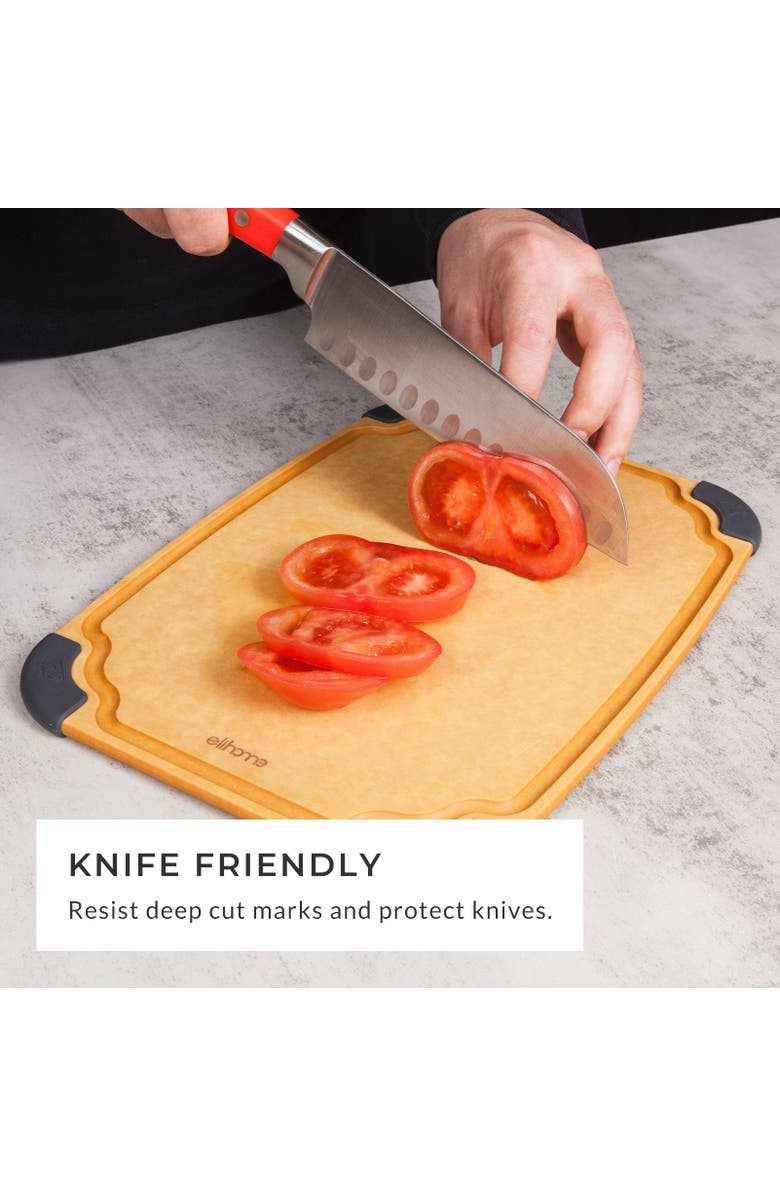 Elihome Essential Series Cutting Board, Medium - 12" x 8", Alternate, color, Natural