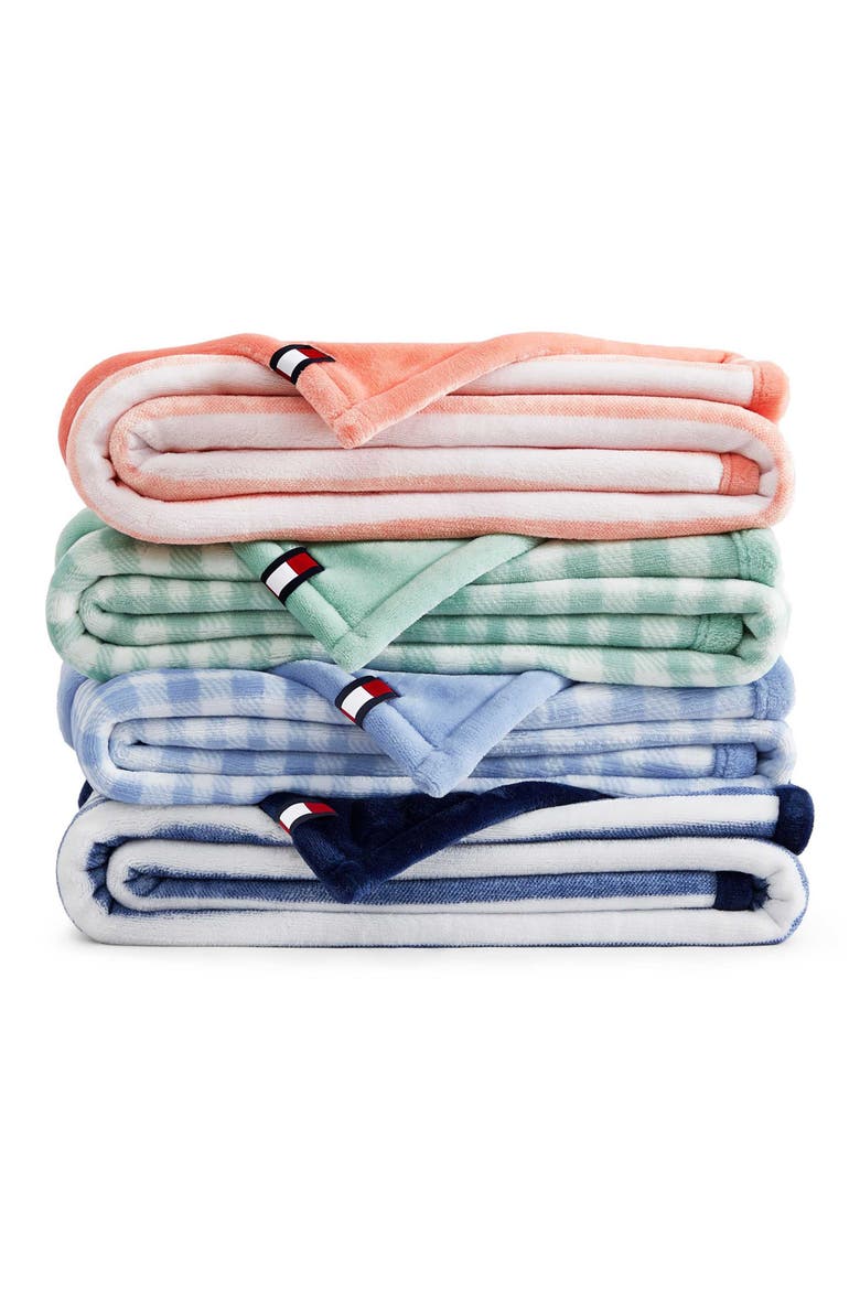 Modern Check Throw, Alternate, color, BOATHOUSE BLUE/ WHITE
