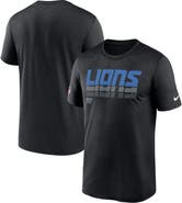 Nike Men's Nike Black Detroit Lions Sideline Legend Performance T-Shirt