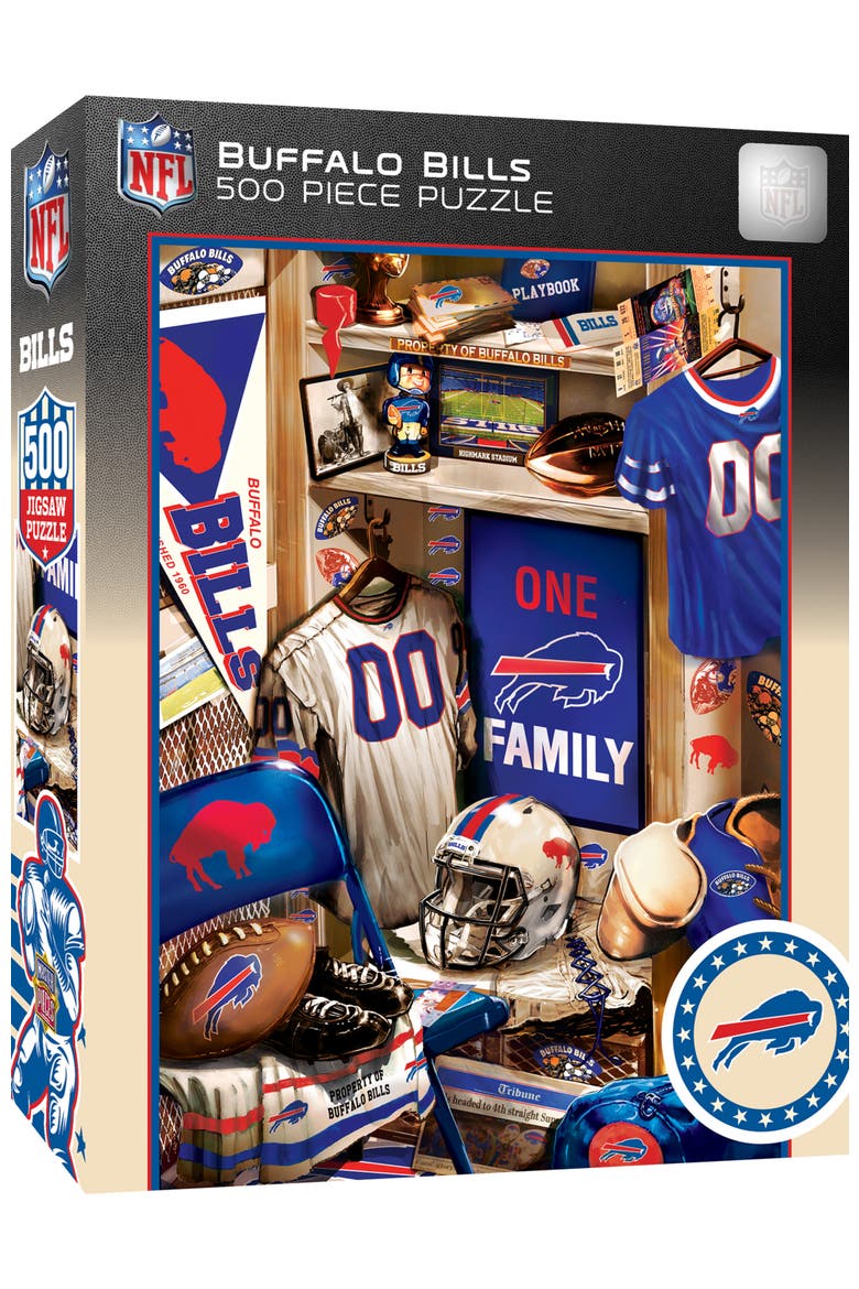 Buffalo Bills Locker Room 500pc Puzzle, Main, color, Multicolor