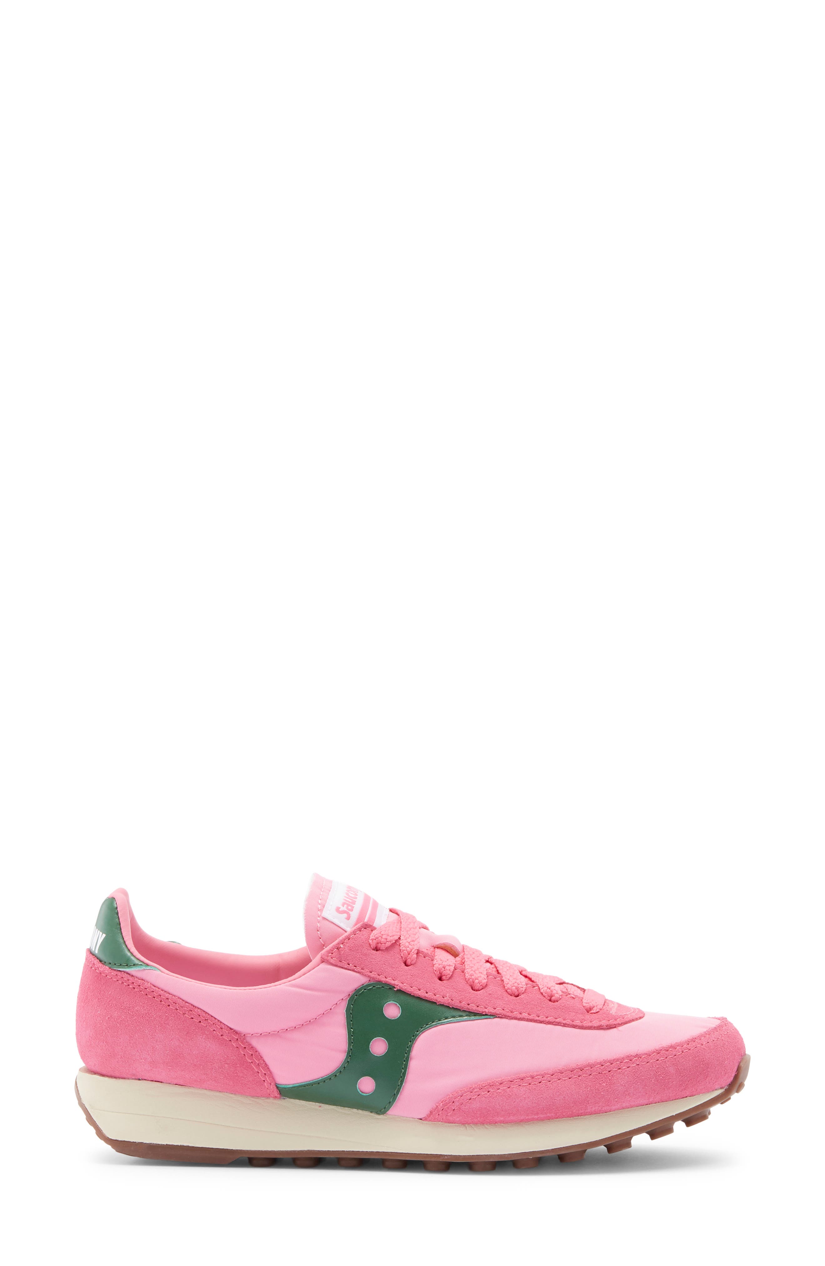 Saucony Gender Inclusive Trainer 80 Sneaker, Alternate, color, Pink/ Forest