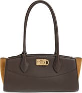 FERRAGAMO Medium Studio Soft Leather East/West Bag