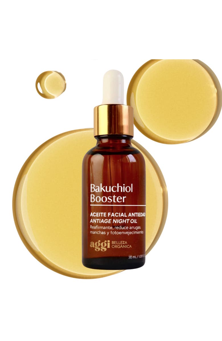 Aggi Beauty Bakuchiol Booster Age-Defying Firming Face Oil, Alternate, color, Natural Color