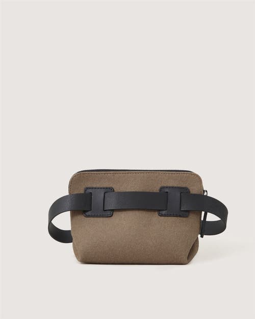 Graf & Lantz Graf Lantz Bedford Merino Wool Belt Bag In Brown