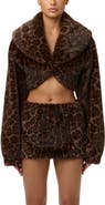 Naked Wardrobe Faux Fur Shrug