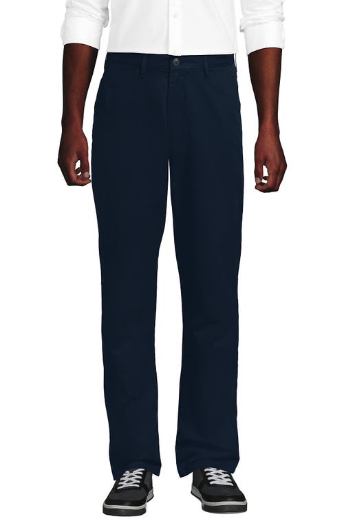 Lands' End Travel Kit Comfort Waist Athletic Fit Chino Pant In Blue