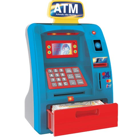 Atm, Lights & Sounds, Interactive Piggy Bank, Toy Money 3+