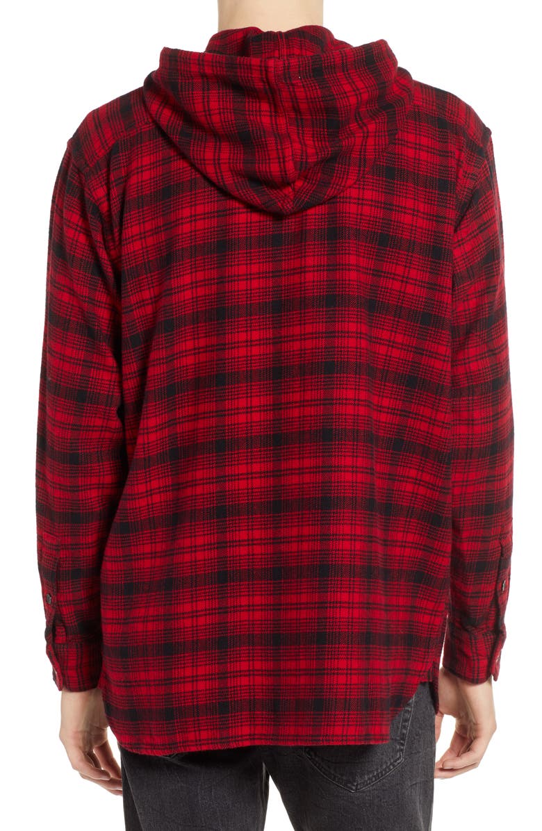 Levi's<sup>®</sup> x Justin Timberlake Hooded Flannel Worker Shirt, Alternate, color, 