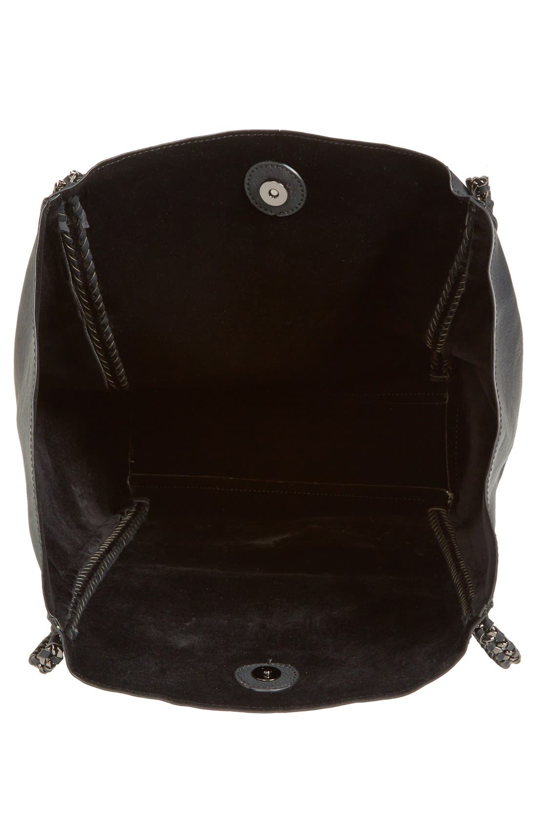 Phase 3 Chain Faux Leather Tote, Alternate, color, 