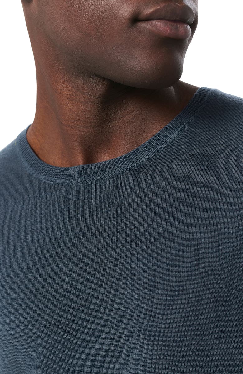 rag & bone Aulton Wool Blend T-Shirt, Alternate, color, Blue