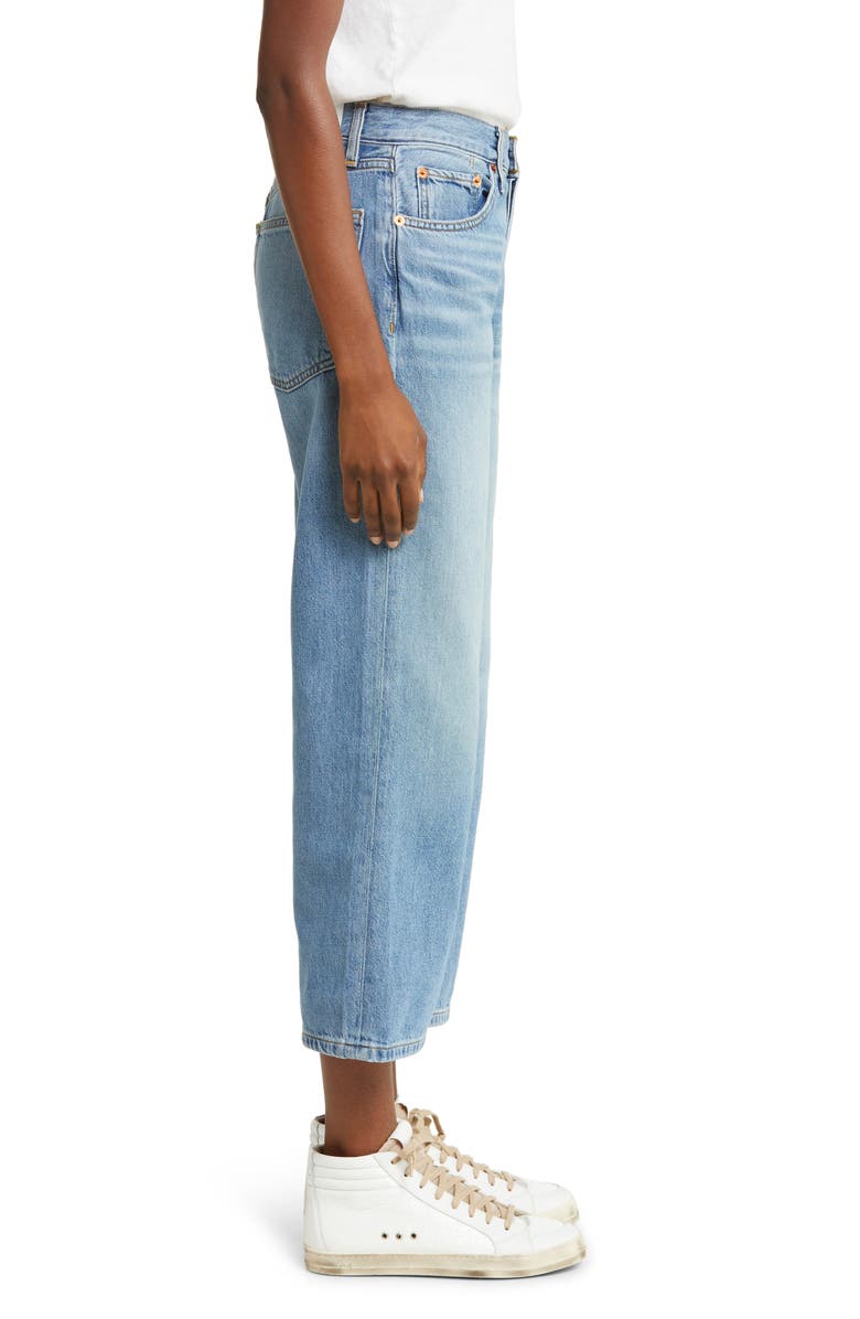 Re/Done Loose Crop Wide Leg Jeans, Alternate, color, Vintage Flow