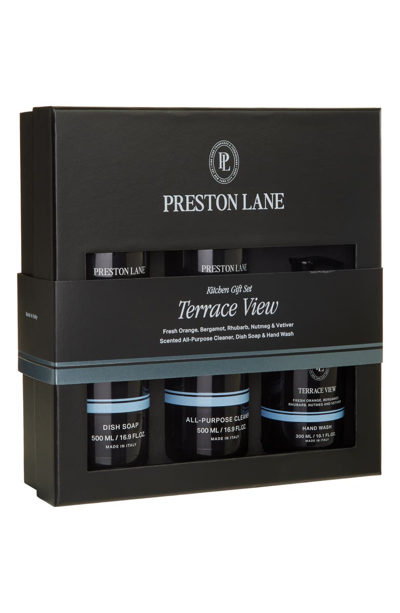 Preston Lane Terrace View 3-Piece Kitchen Gift Set, Alternate, color, Terrace View