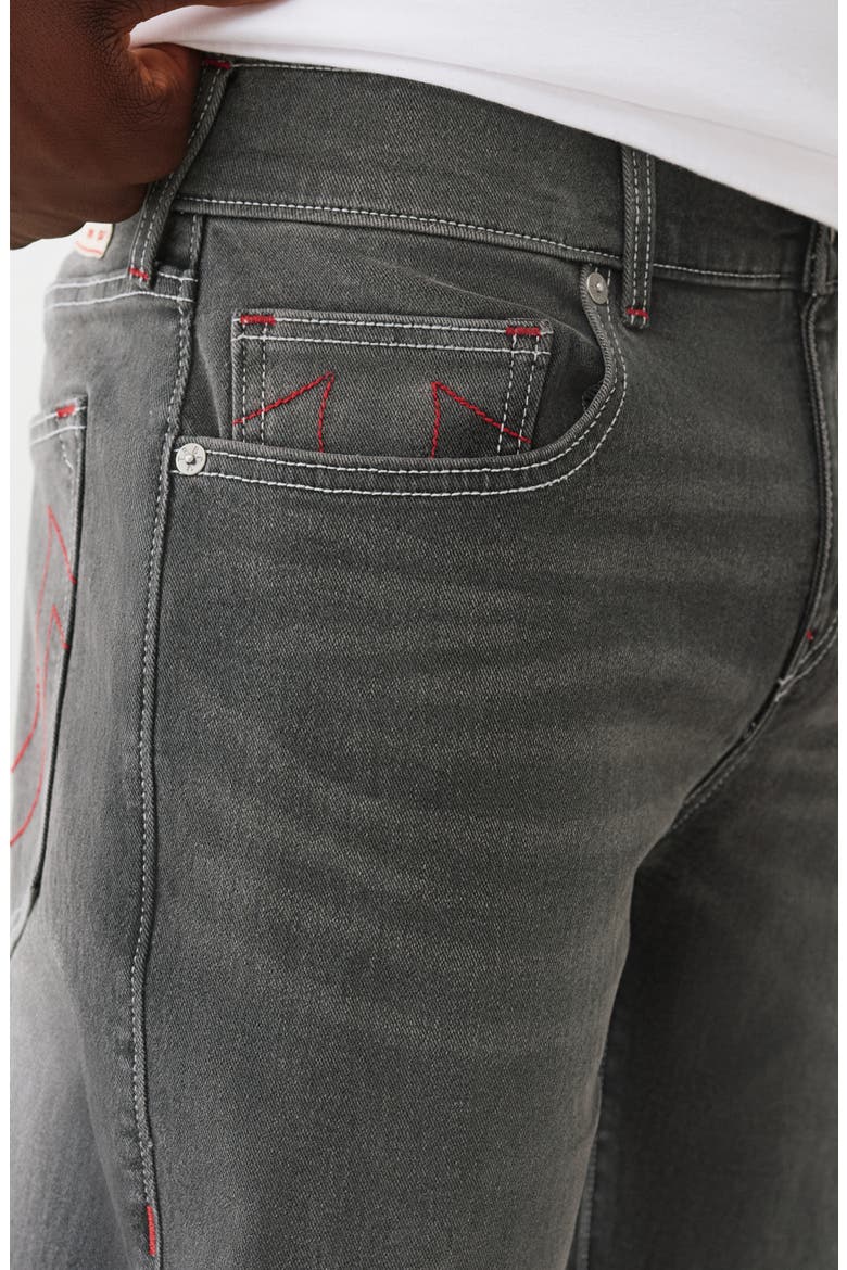 Ricky Snap-Flap Pocket Straight Leg Jeans, Alternate, color, GREY SMORES