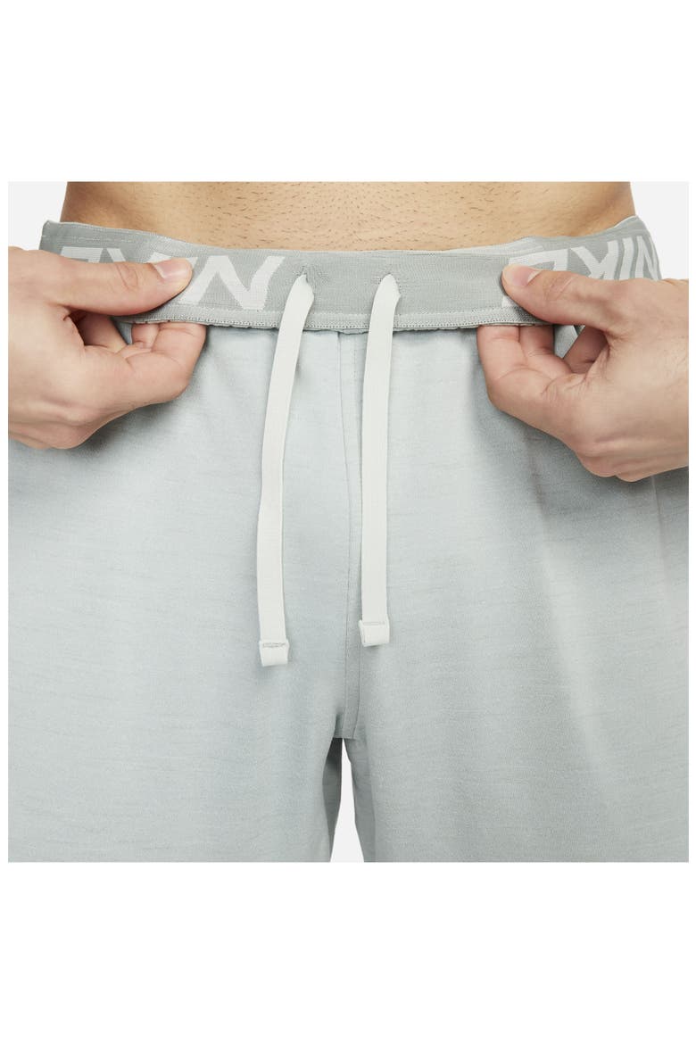 Dri-Fit Men's Pocket Yoga Pants, Alternate, color, LIGHT SILVER/ MICA GREEN