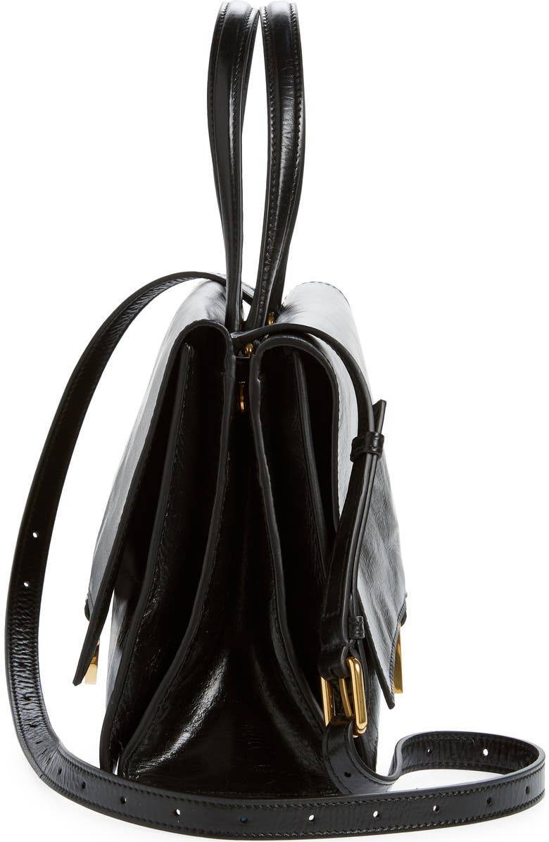 Balenciaga Crush on You Crushed Leather Shoulder Bag, Alternate, color,