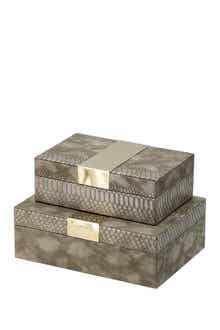 R16 HOME Snake Skin Box - Set of 2