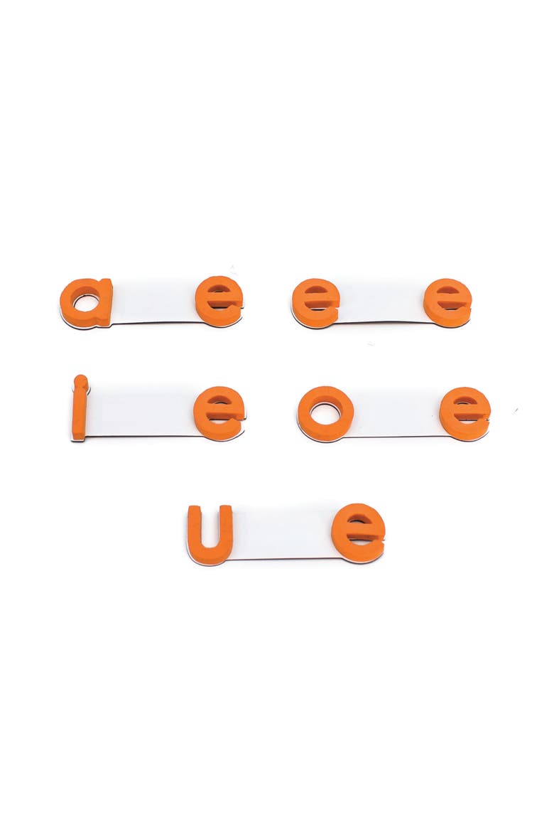 Rainbow Vowels Magnetic Activities Learning Set, Alternate, color, Multicolored