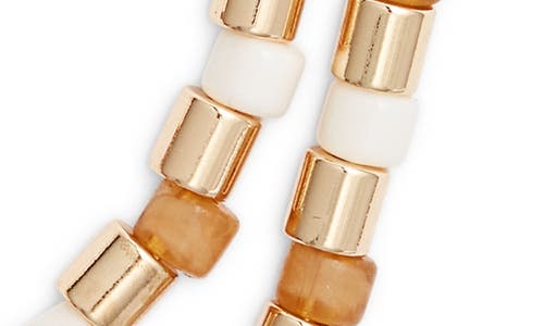 Nordstrom Double Row Tube Beaded Necklace
