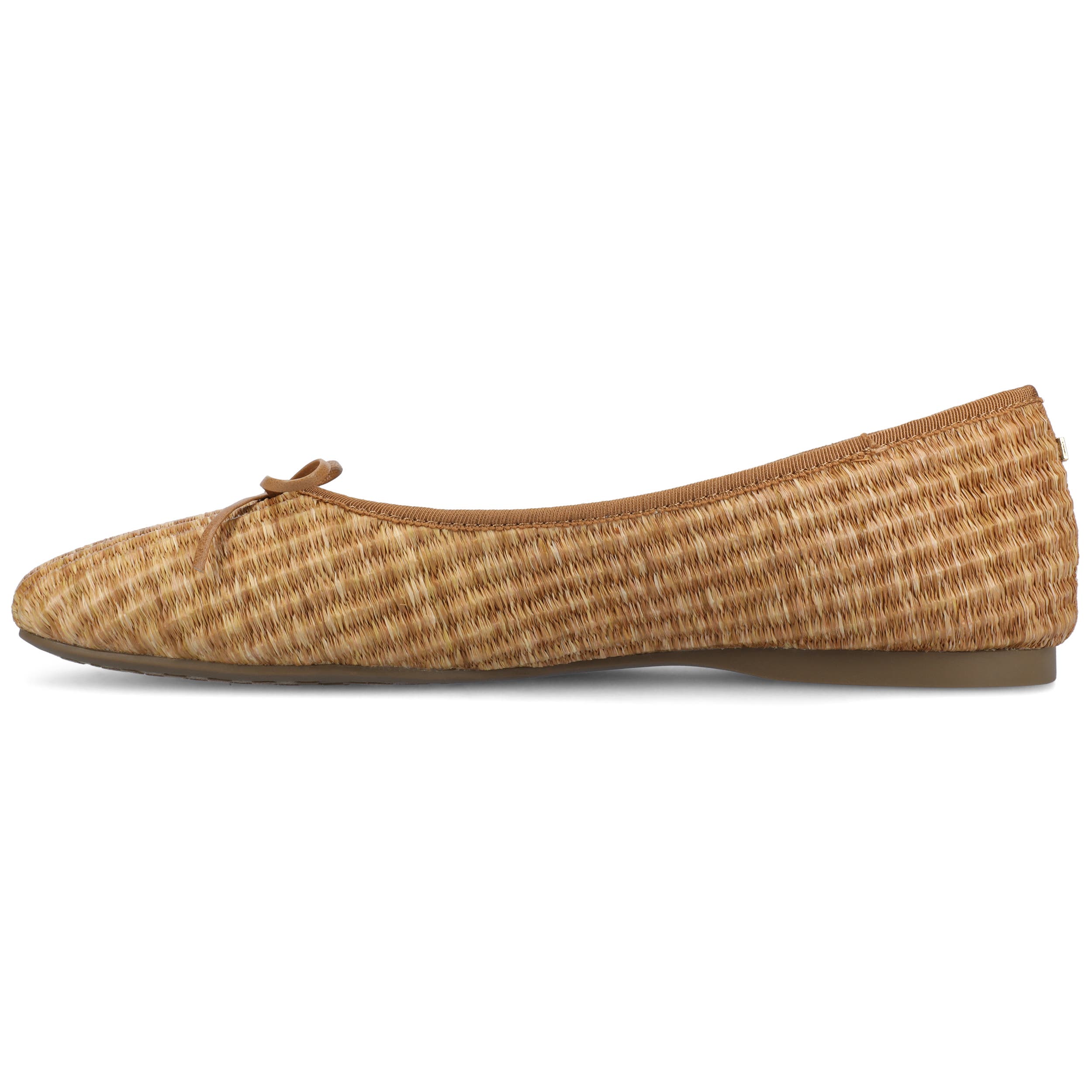 Birdies The Songbird Flat, Alternate, color, Tan Raffia