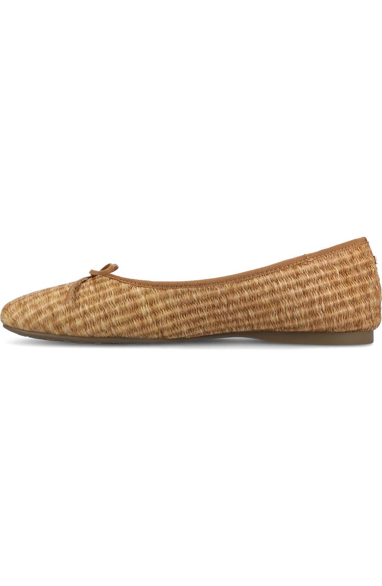 Birdies The Songbird Flat, Alternate, color, Tan Raffia