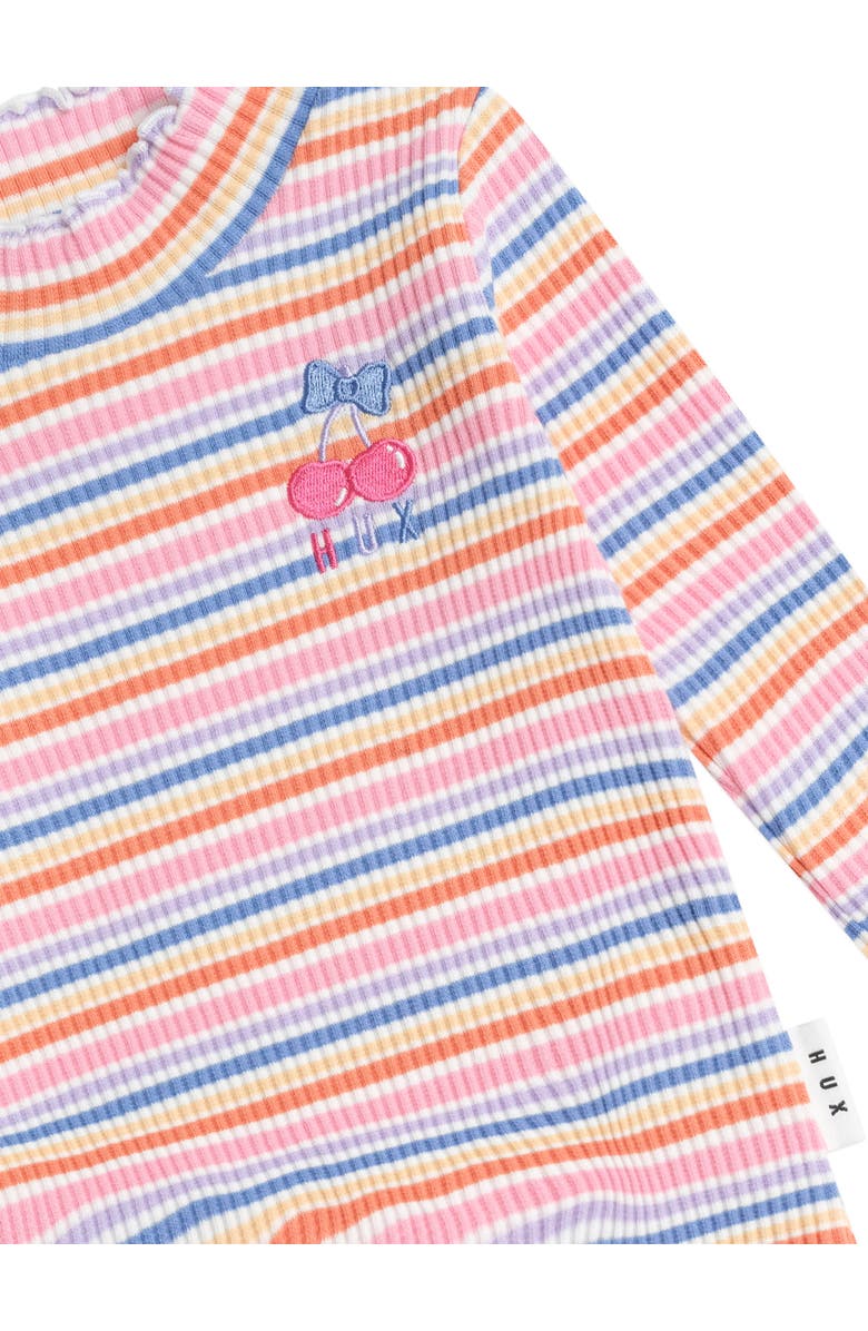 Huxbaby Rainbow Rib Skivvy, Alternate, color, Multi