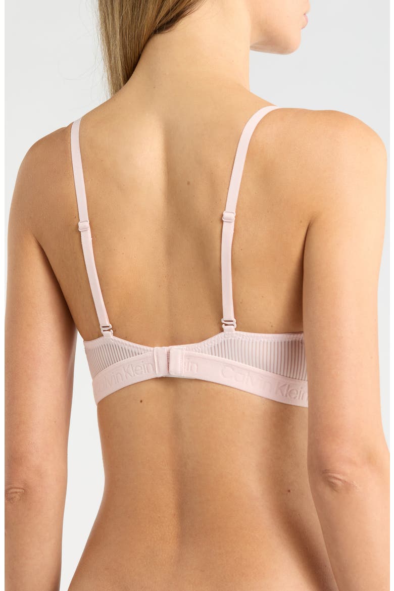 Sensual Sheer Lightly Lined Demi Bra, Alternate, color, NYMPHS THIGH