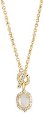 Kendra Scott Daphne Crystal & Mother-of-Pearl Pendant Necklace