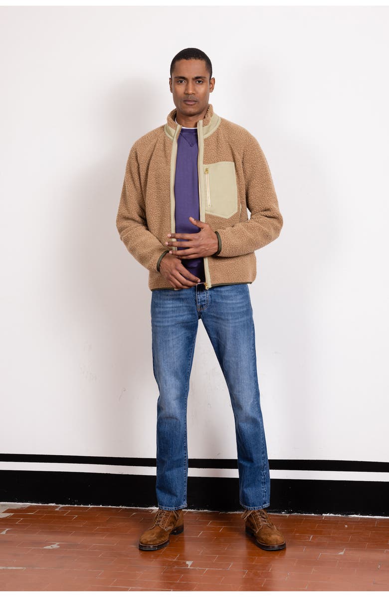 Fortela 911 Superjohn Japanese Selvedge 5-Pocket High-Waist Denim Pants, Alternate, color, Dark Stone Wash