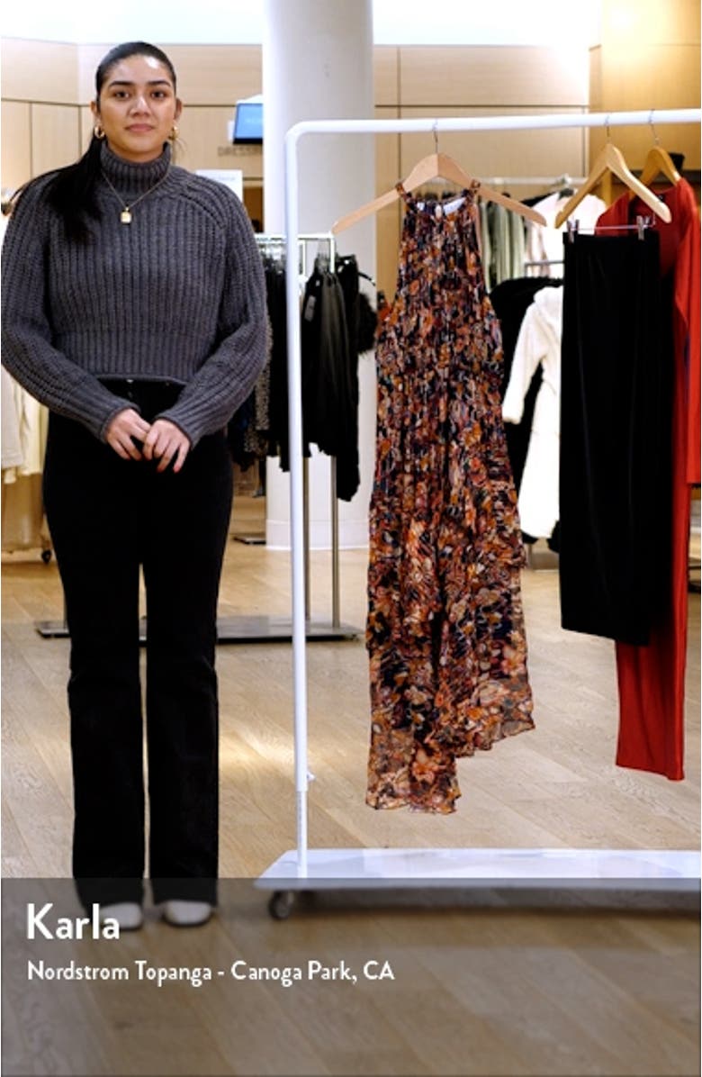 Elaine Tiered Silk Blend Dress, sales video thumbnail