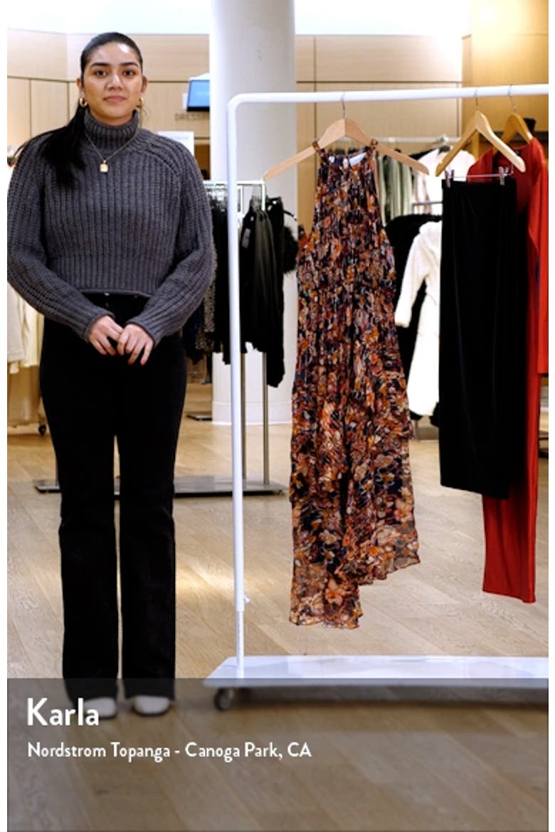 Elaine Tiered Silk Blend Dress video