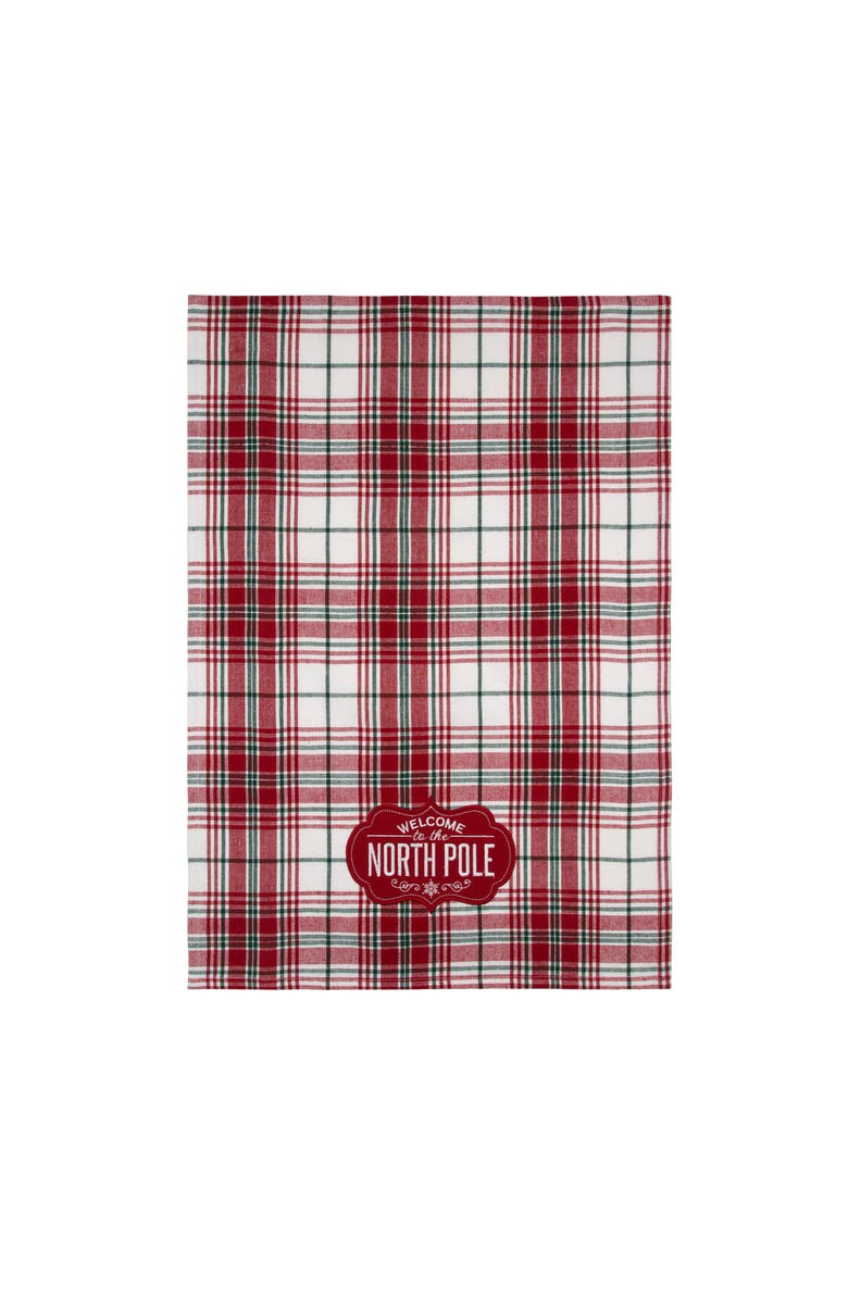 C&F Home Welcome North Pole Towel, Alternate, color, White