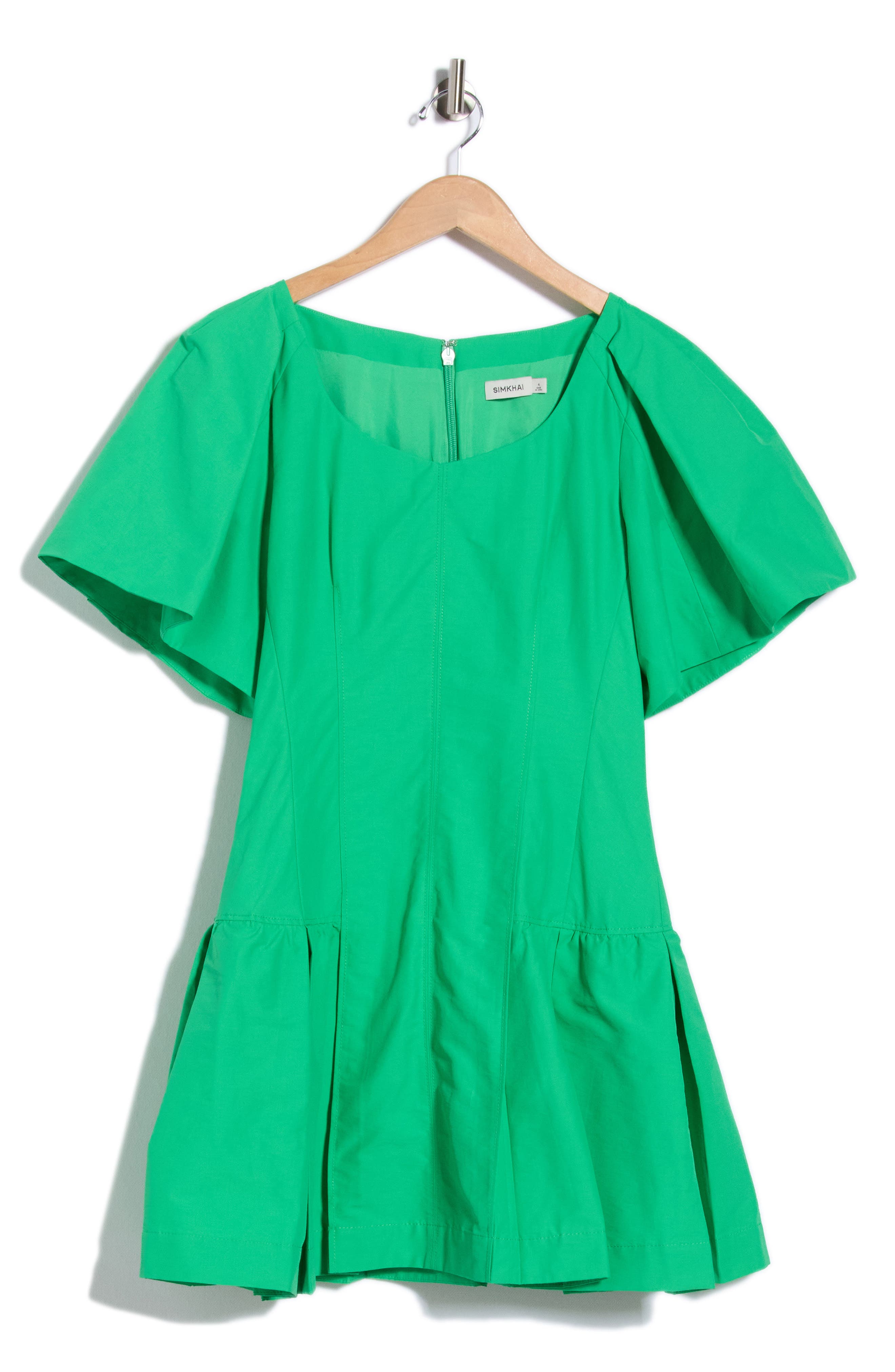 Hattie Flutter Sleeve Dress