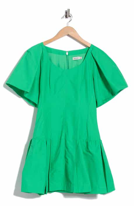 Hattie Flutter Sleeve Dress